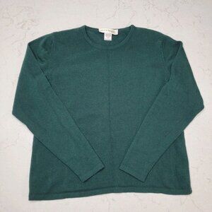 Woodward 100% Wool sweater woman made in Italy Size‎ S Green